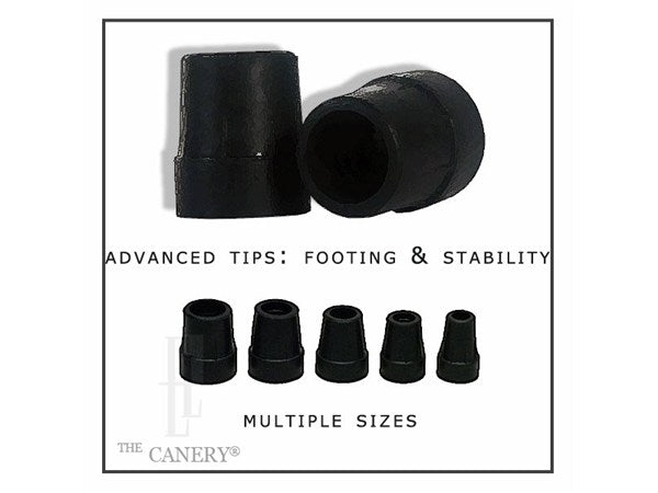 Replacement/Extra Cane Tips PAIR (choose size)