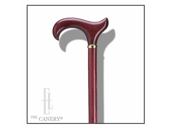 Amaranth Wood Derby Handle Cane