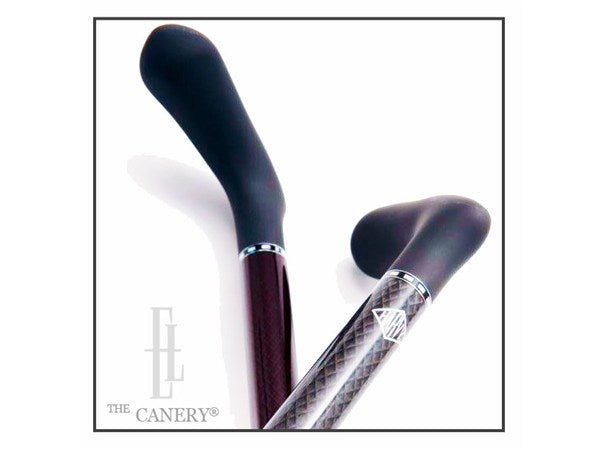 Ergomaster Carbon Fiber Adjustable Cane with Comfort Grip