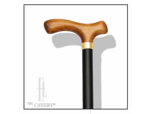 Extra Long Wood Walking Cane with Fritz Handle