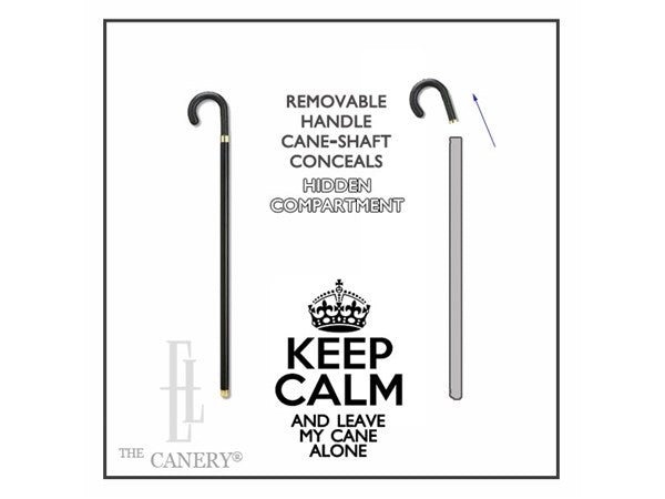 Smugglers' Hollow Hidden Compartment Crook Handle Cane