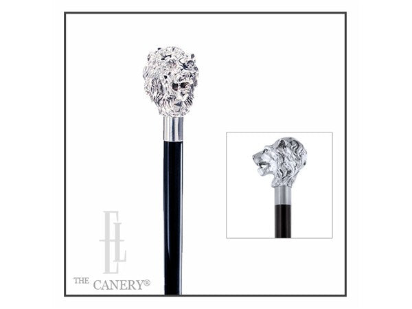 Regal Lion's Head Walking Stick