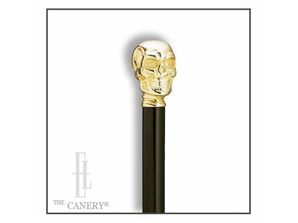Chromed Skull's Head Walking Stick