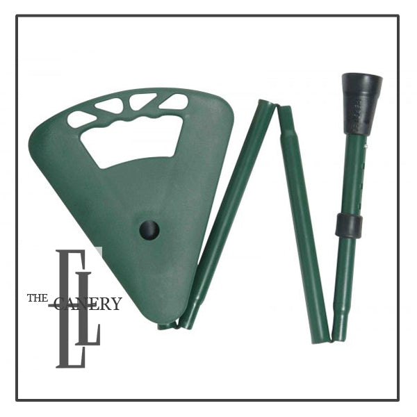 Foldaway Flipstick Seat with travel pouch