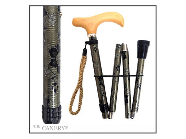LACE Adjustable Folding Travel Cane