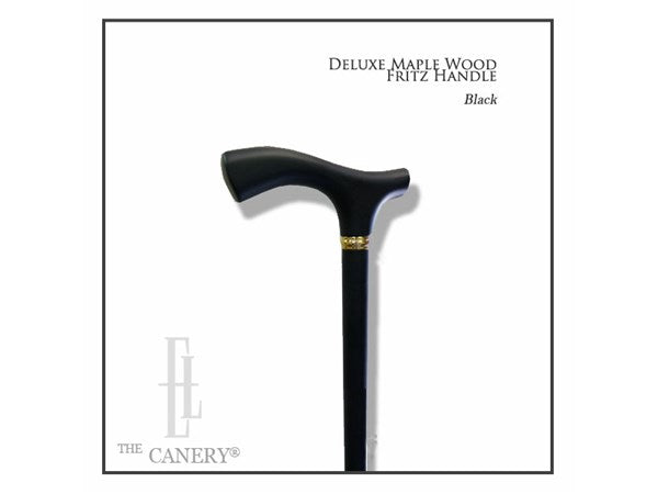 Deluxe Maple Wood Fritz Handle Cane