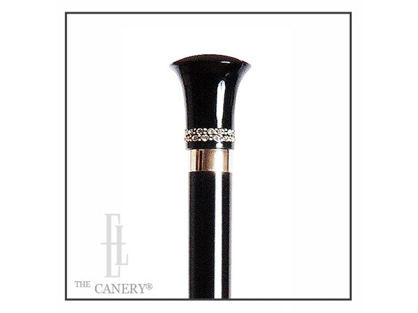 Milord Ceremony Baton Cane with Swarovski Crystals