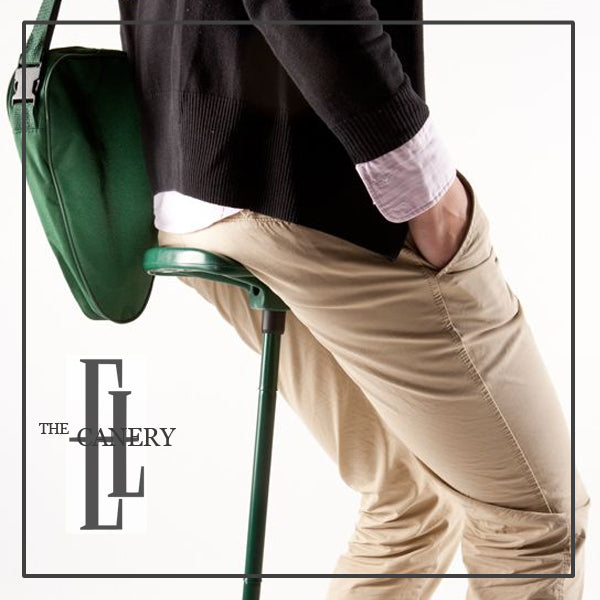 Foldaway Flipstick Seat with travel pouch
