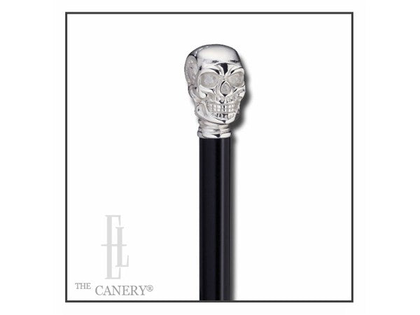 Chromed Skull's Head Walking Stick