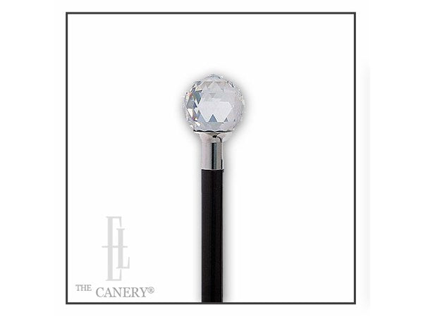 Viennese Faceted Crystal Orb Knobstick